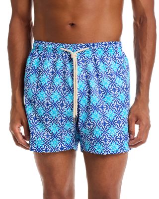 5.5" Drawstring Swim Shorts in Grotta Azzurra 1