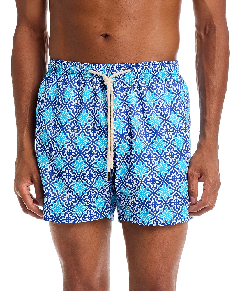Peninsula Swimwear 5.5 Drawstring Swim Shorts in Grotta Azzurra 1
