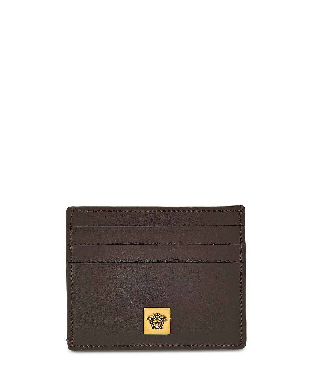 Versace Men's Flat Leather Card Case
