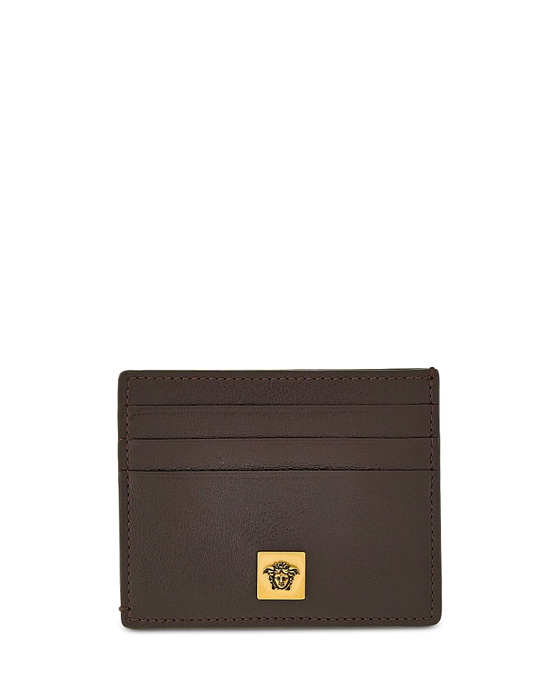 Versace Men's Flat Leather Card Case