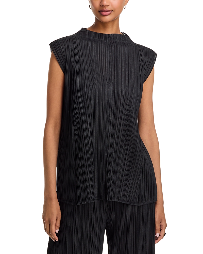 Pleats Please Issey Miyake Mellow Pleats Sleeveless Top