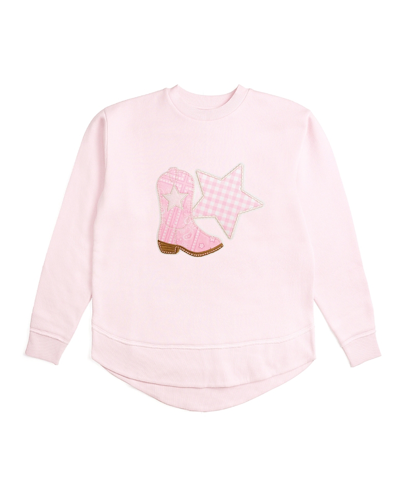 Sweet Wink Bandana Cowgirl Patch Western Women's Sweatshirt