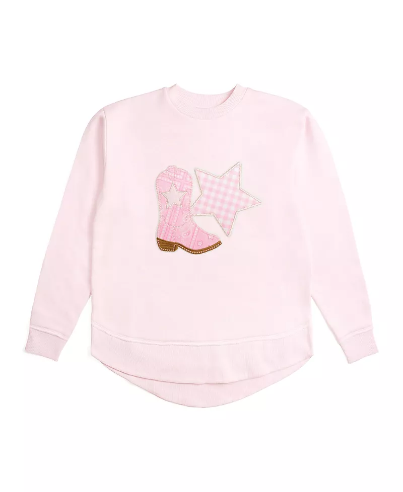 Sweet Wink Bandana Cowgirl Patch Western Women's Sweatshirt