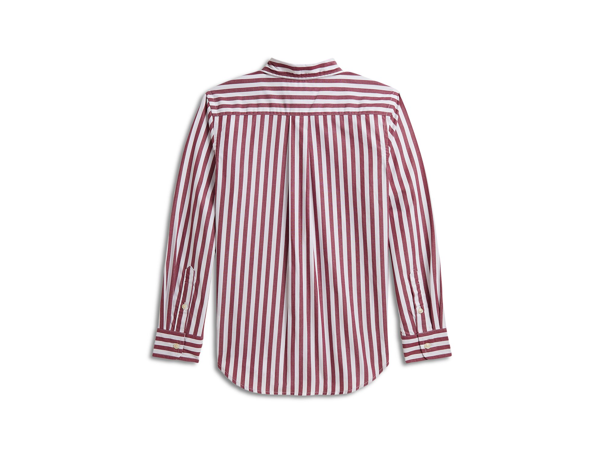 Boys' Striped Cotton Poplin Shirt - Big Kid — Image 4