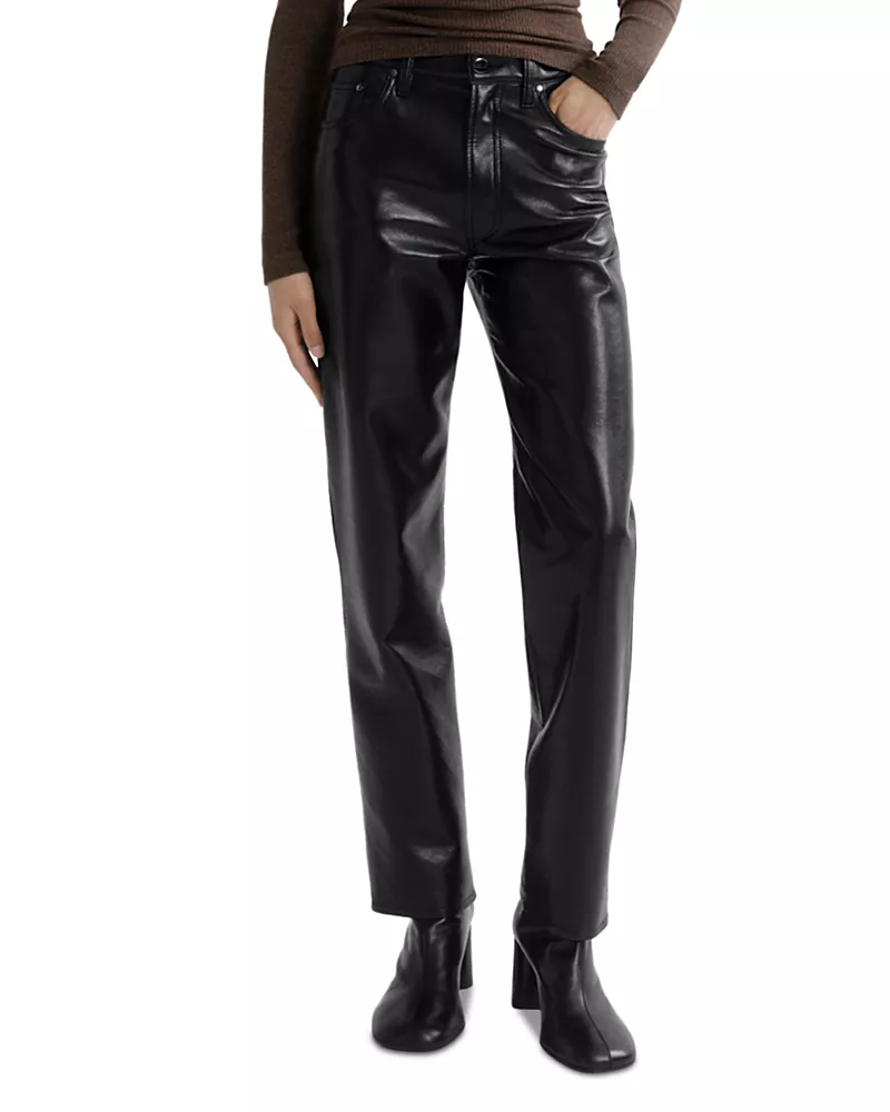 Agolde Lana High Rise Straight Jeans in Detox