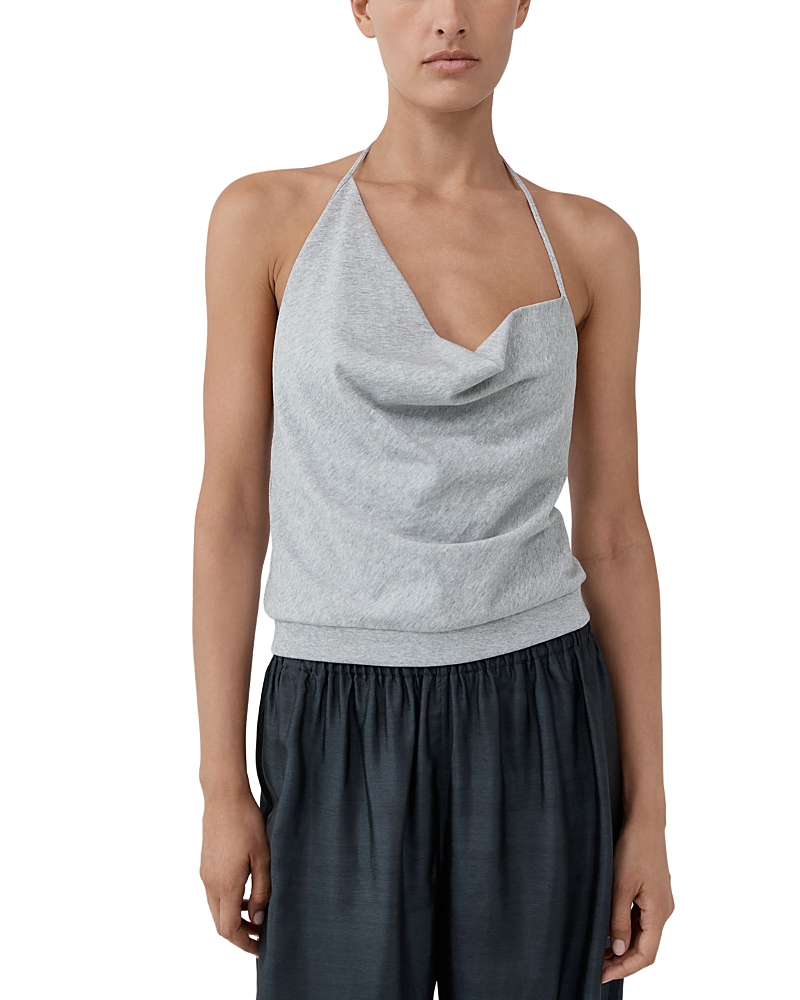 St. Agni Cotton Jersey Halter Top
