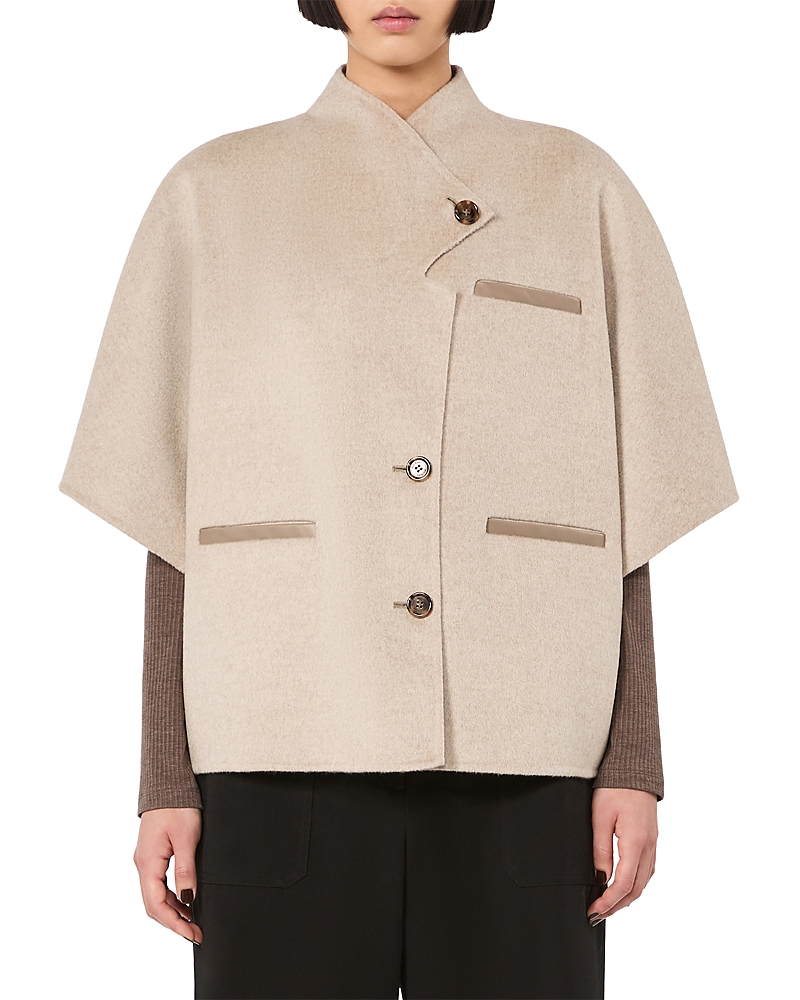 Max Mara Mxaandalo Cashmere Cape Jacket