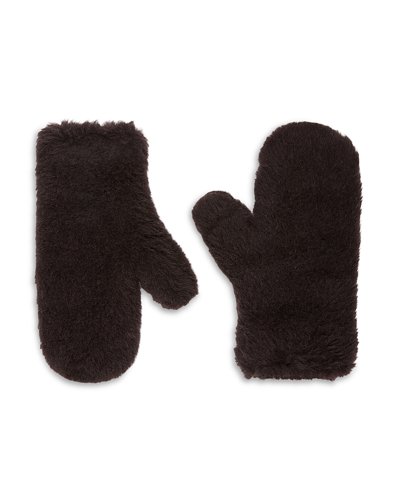 Max Mara Ombrato Teddy Alpaca Wool & Silk Mittens