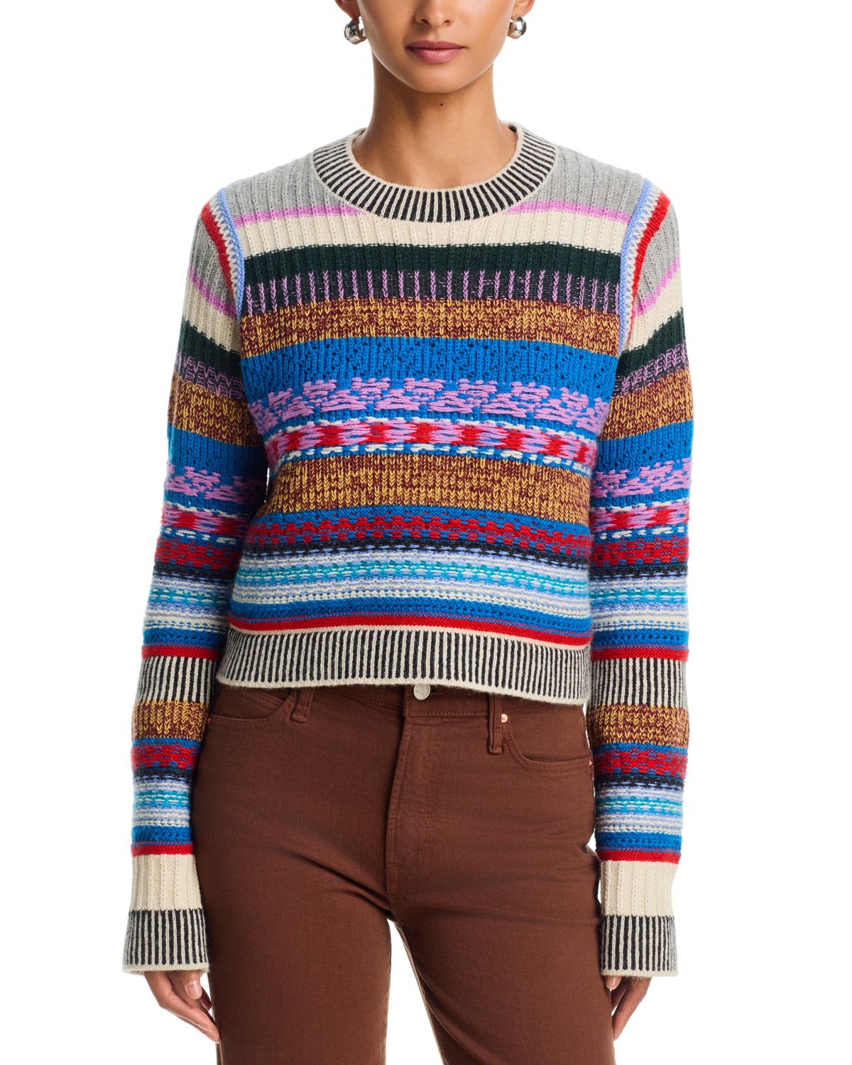The Extra Crop Long Sleeve Sweater