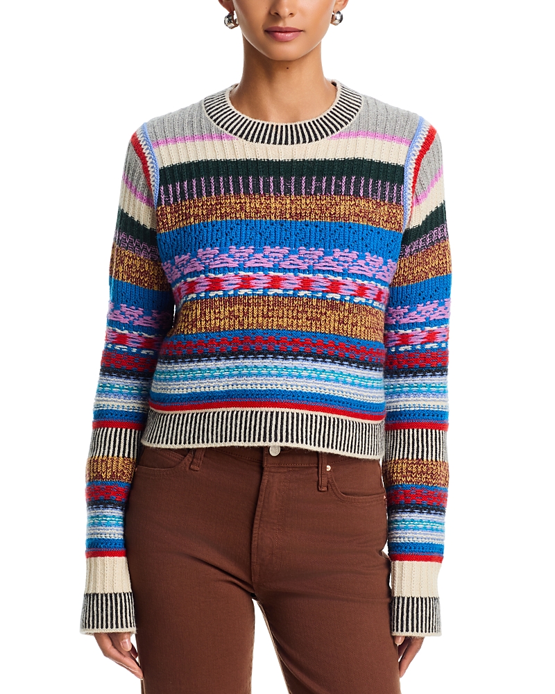 Mother The Extra Crop Long Sleeve Sweater
