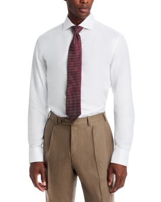 Micro Chevron Dress Shirt