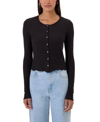 Goldie Lewinter Love Story Cardigan In Black