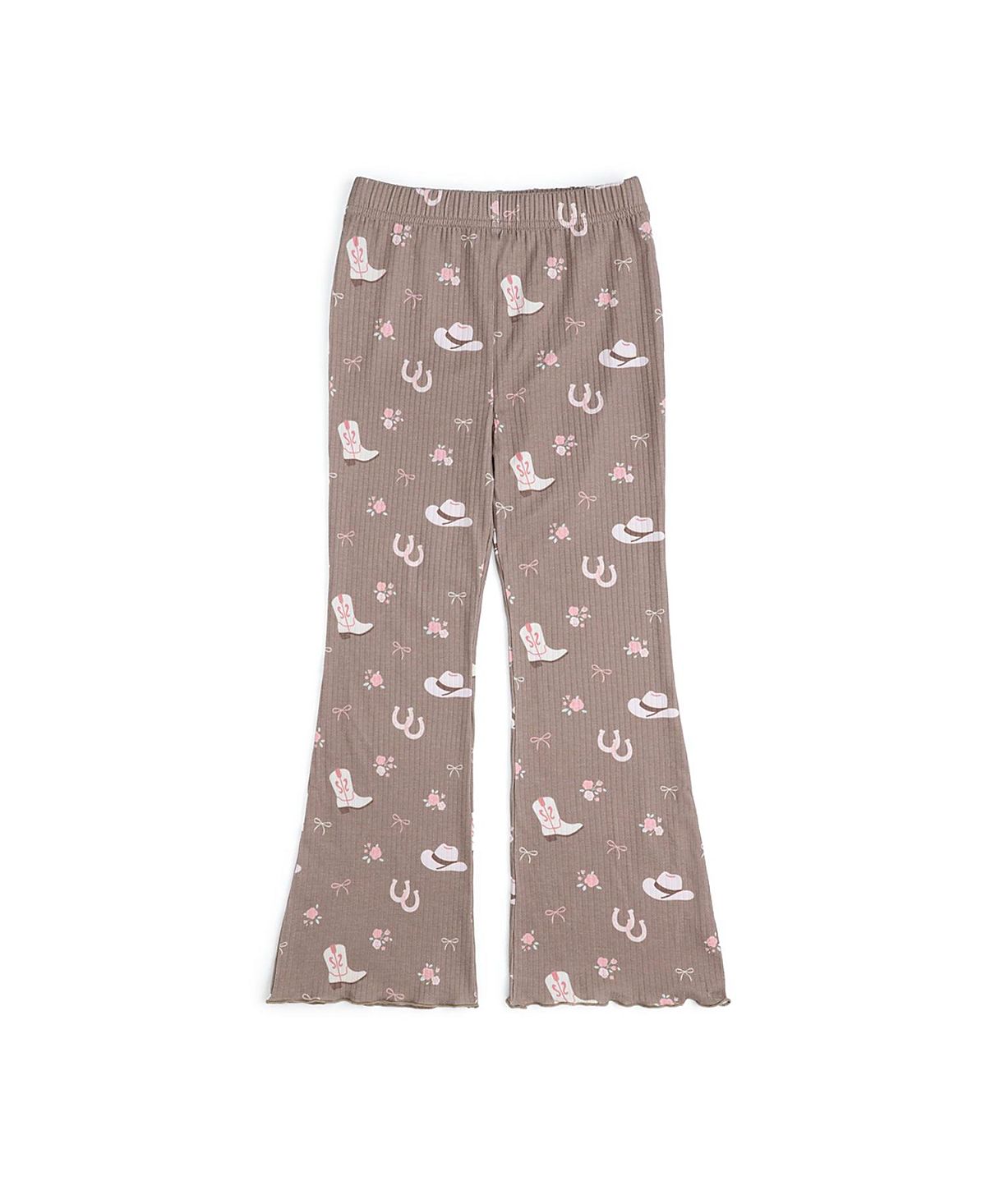 Sweet Wink Girls' Howdy Darling Western Flare Legging - Big Kid