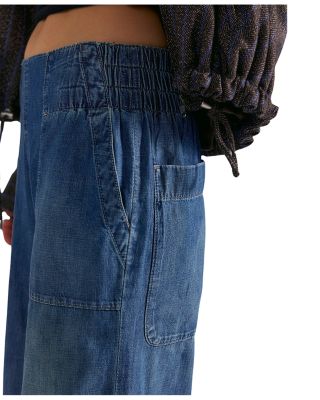 Breezy High Rise Denim Pull On Jeans in Dusk - thumbnail 4