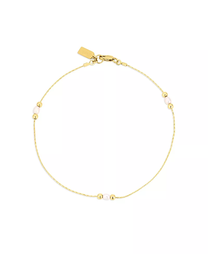 Set & Stones Michelle Pearl Anklet