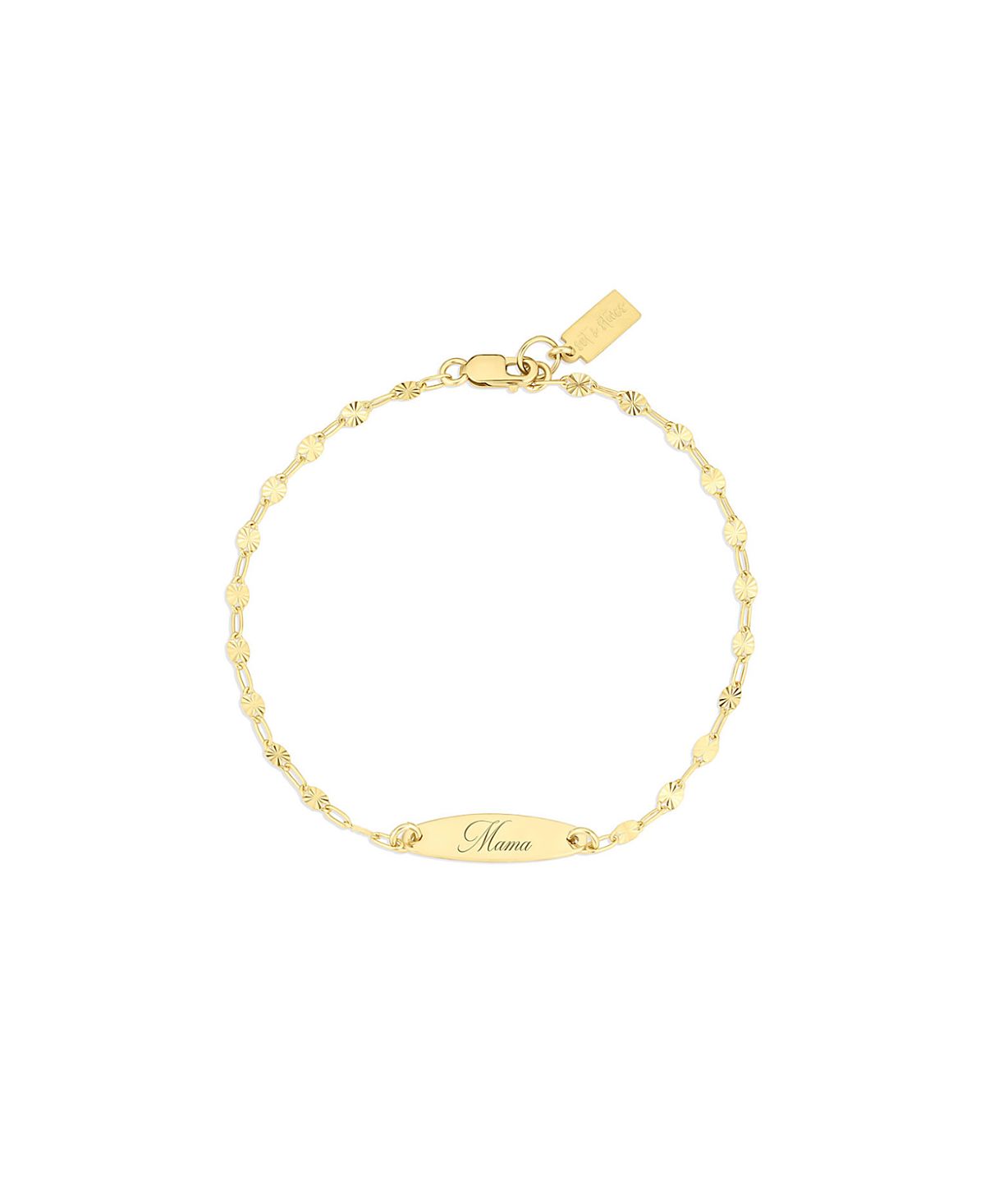 Set & Stones Engraved Mama Banks Bracelet