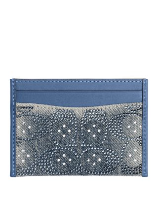 Essential Crystal Denim Card Case