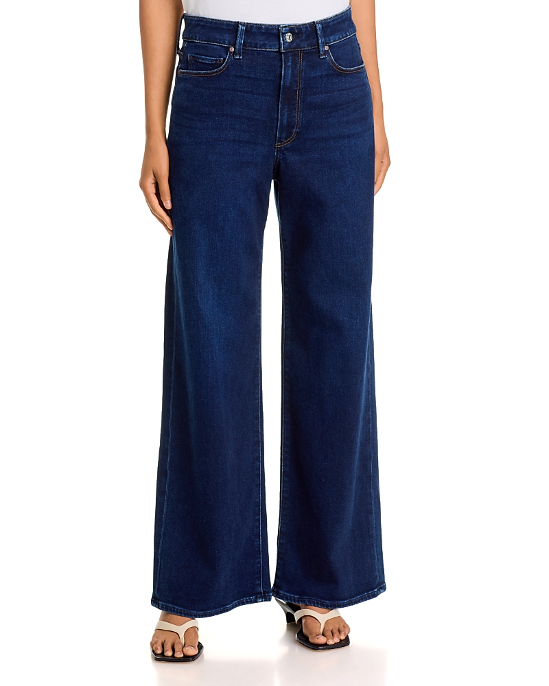 Paige Anessa High Rise Wide Leg Jeans in Amagansett