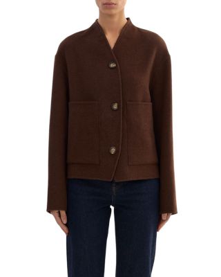 Hania Stand Collar Reversible Jacket 