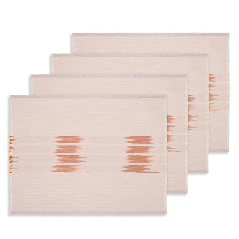 Kutnia Peshtemal Ikat Cotton Fringe Placemats, Set of 4