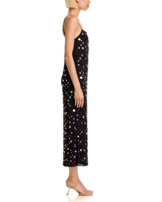 Paillette Mesh Maxi Dress - Exclusive - thumbnail 5