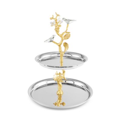 Lovebirds Silver & Gold &Eacute;tag&egrave;re