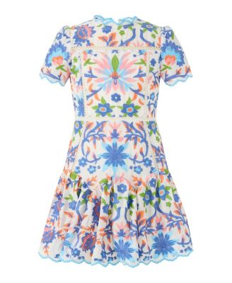  Girls' Sarah Embroidered Mini Dress - Little Kid, Big Kid