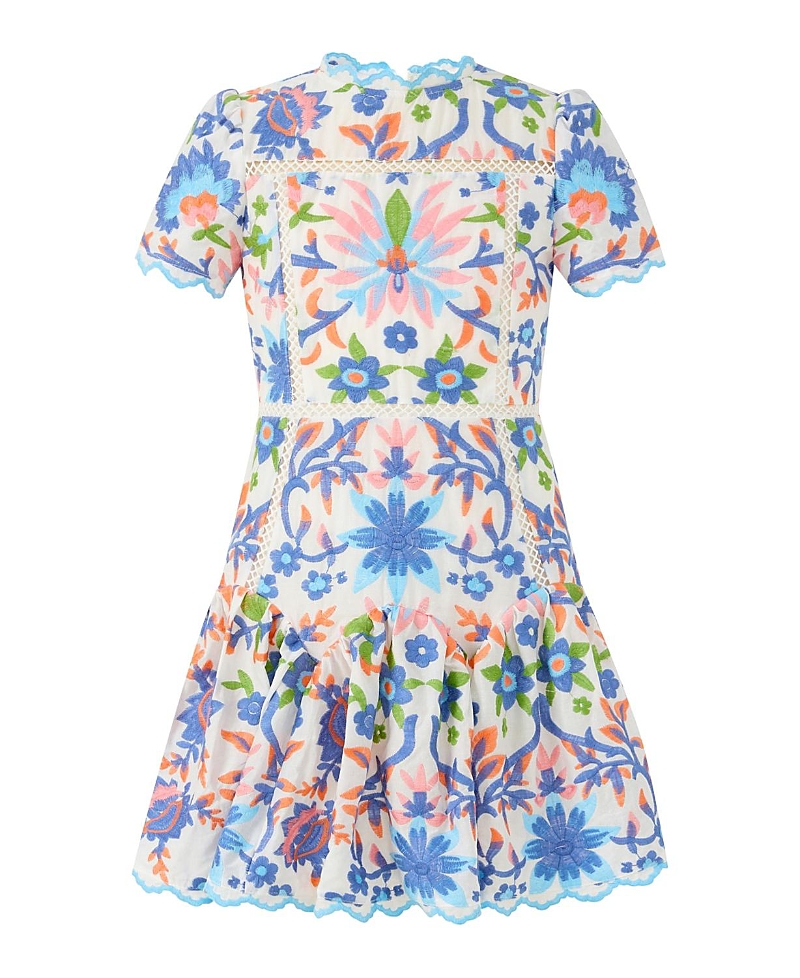Marlo Kids Girls' Sarah Embroidered Mini Dress - Little Kid, Big Kid
