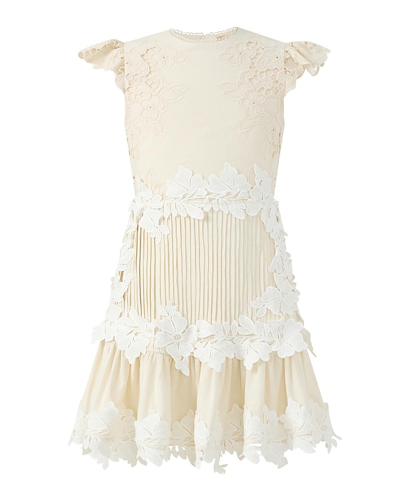 Marlo Kids Girls' Kaitlyn Embroidered Mini Dress - Little Kid, Big Kid