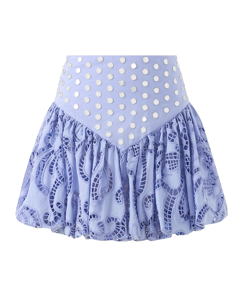 Marlo Kids Girls' Luciana Embroidered Bubble Mini Skirt - Little Kid, Big Kid
