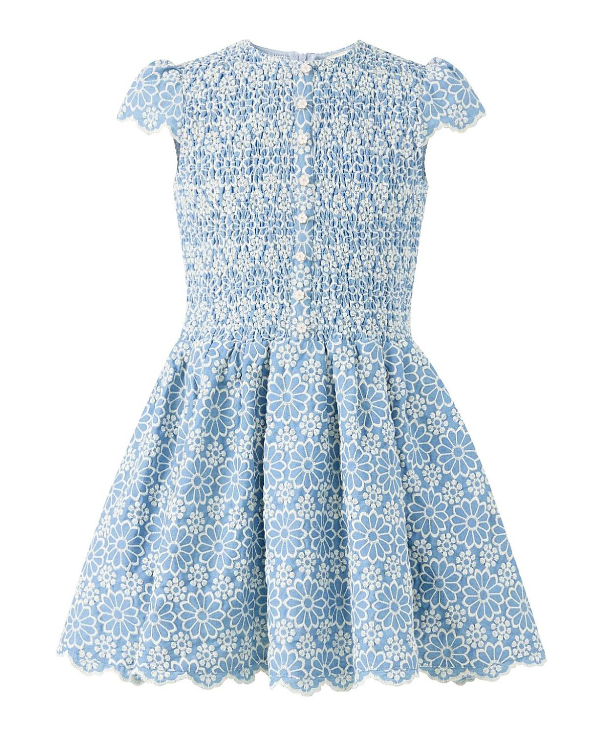 Marlo Kids Girls' Kara Embroidered Mini Dress - Little Kid, Big Kid