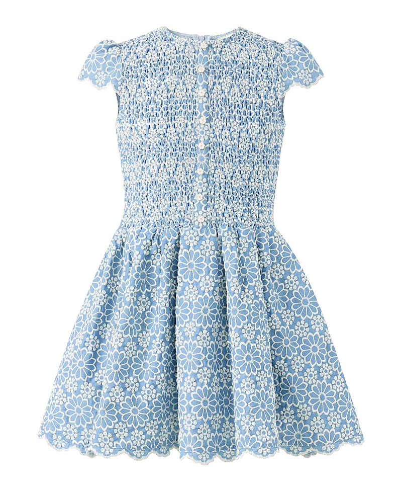 Marlo Kids Girls' Kara Embroidered Mini Dress - Little Kid, Big Kid