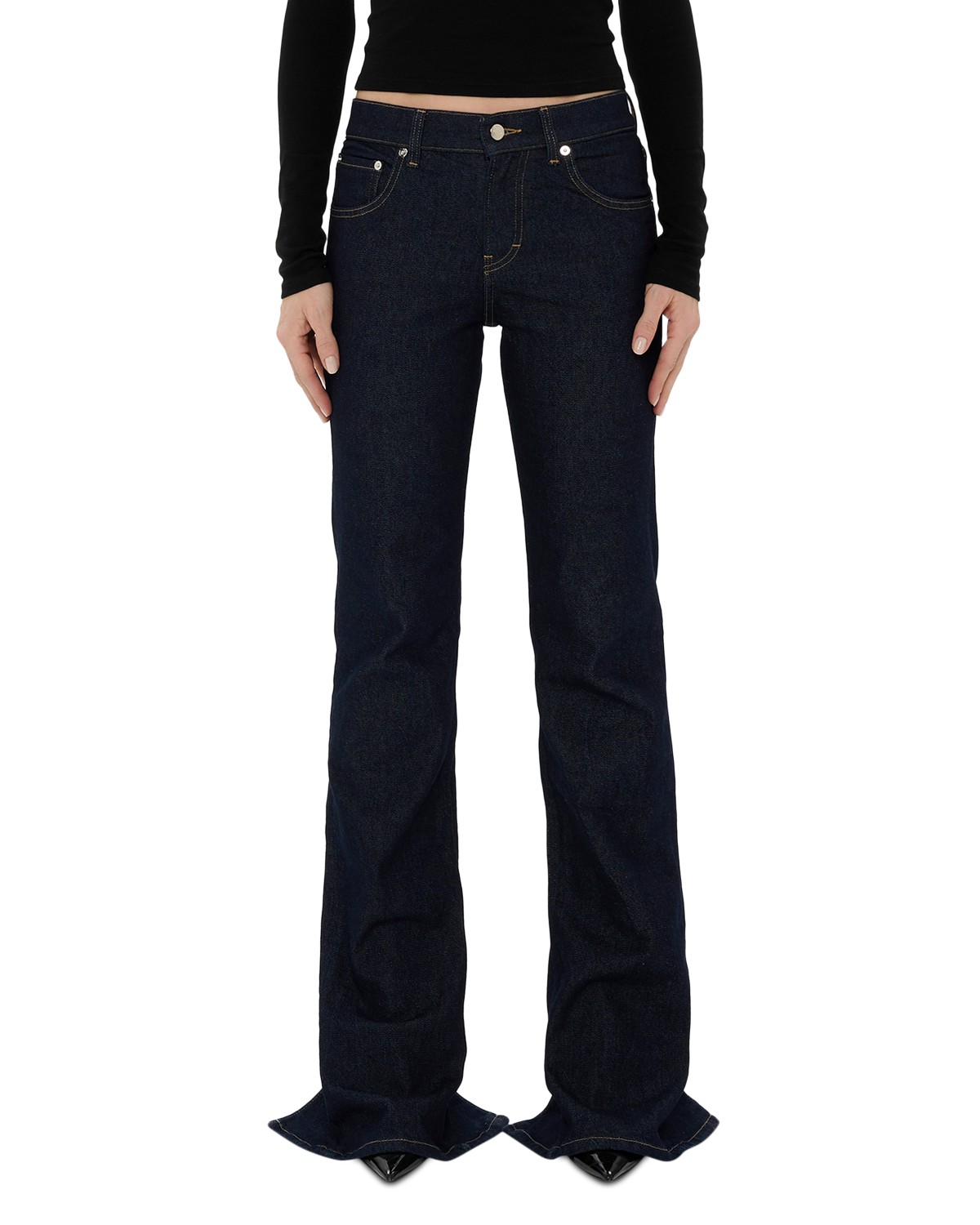 Chewy Low Rise Straight Jeans in Normal Wash