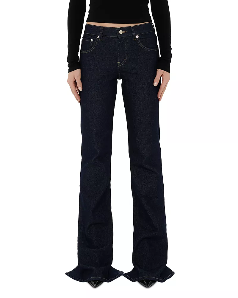 Haikure Chewy Low Rise Straight Jeans in Normal Wash