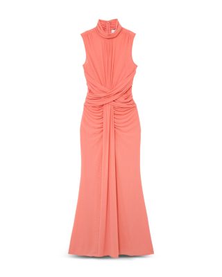 Starla Ruched Mesh Maxi Dress - thumbnail 7