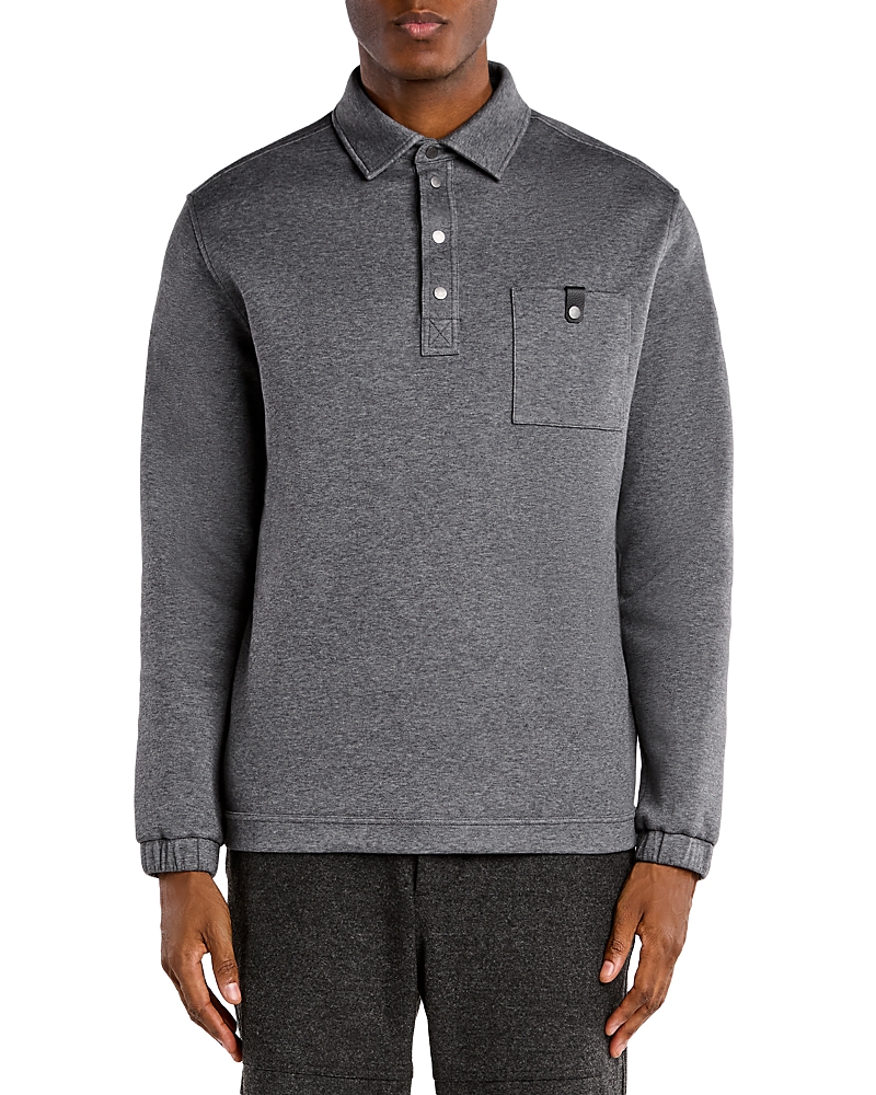 Moncler Cotton Blend Chest Pocket Polo Shirt