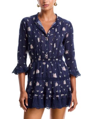 Vesna Lace Trim Mini Dress