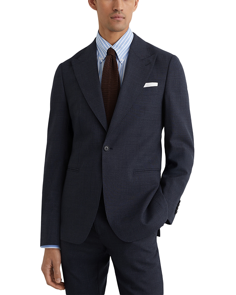 Reiss Virgin Wool Peak Lapel Blazer