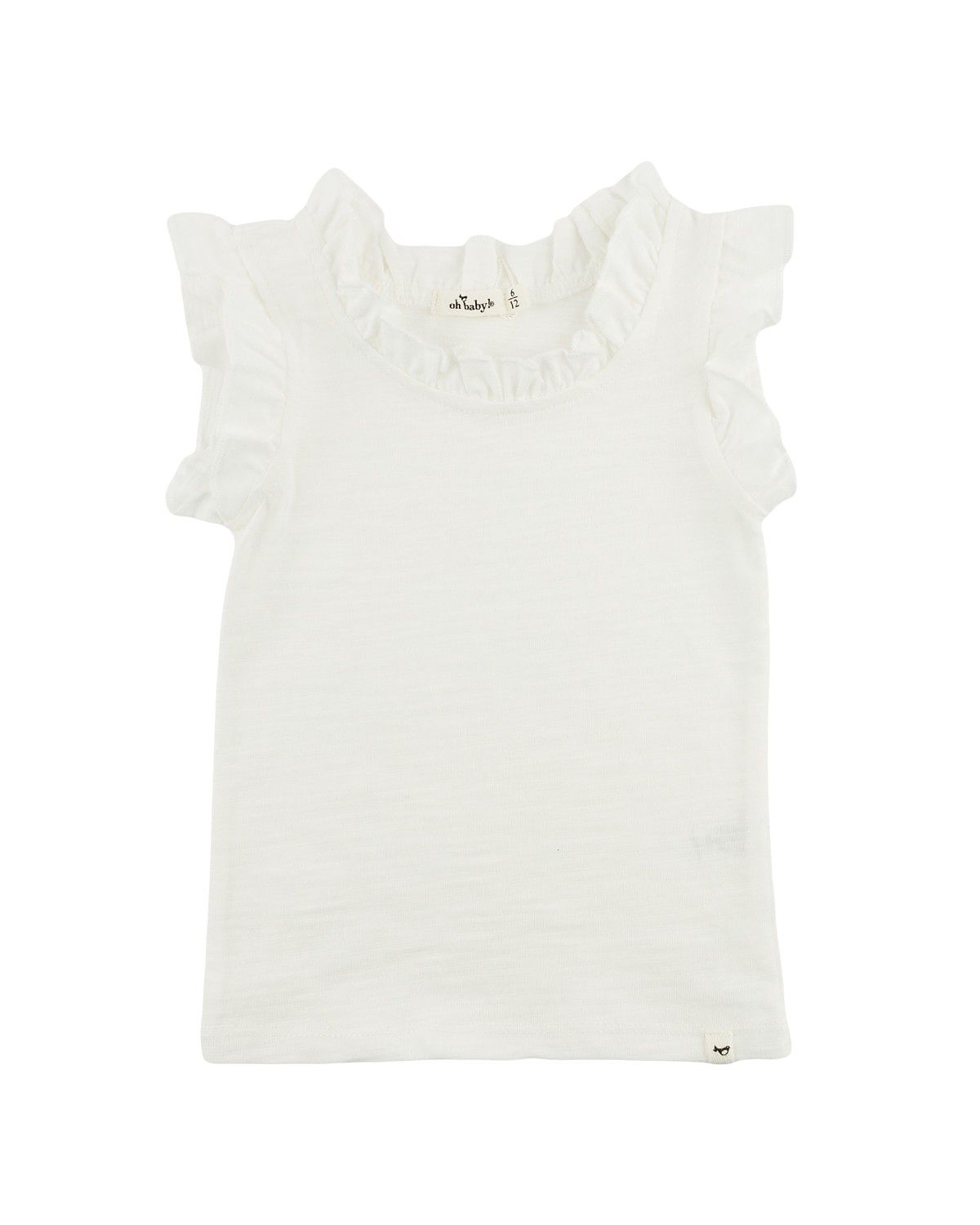 oh baby! Girls' Ruffle Rebekah Top - Baby, Little Kid
