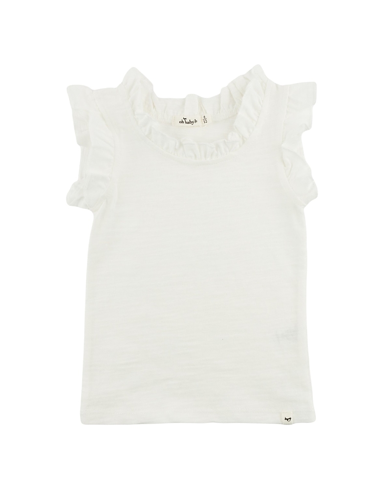 oh baby! Girls' Ruffle Rebekah Top - Baby, Little Kid