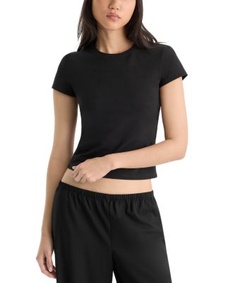The Cap Sleeve Cotton Stretch Tee