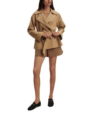 Maddox Short Trench Coat - thumbnail 3