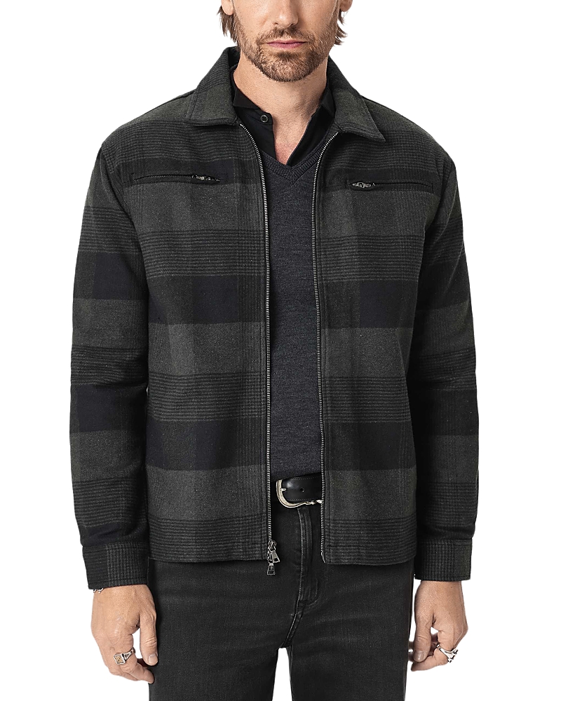 John Varvatos Grafton Flannel Check Shirt Jacket