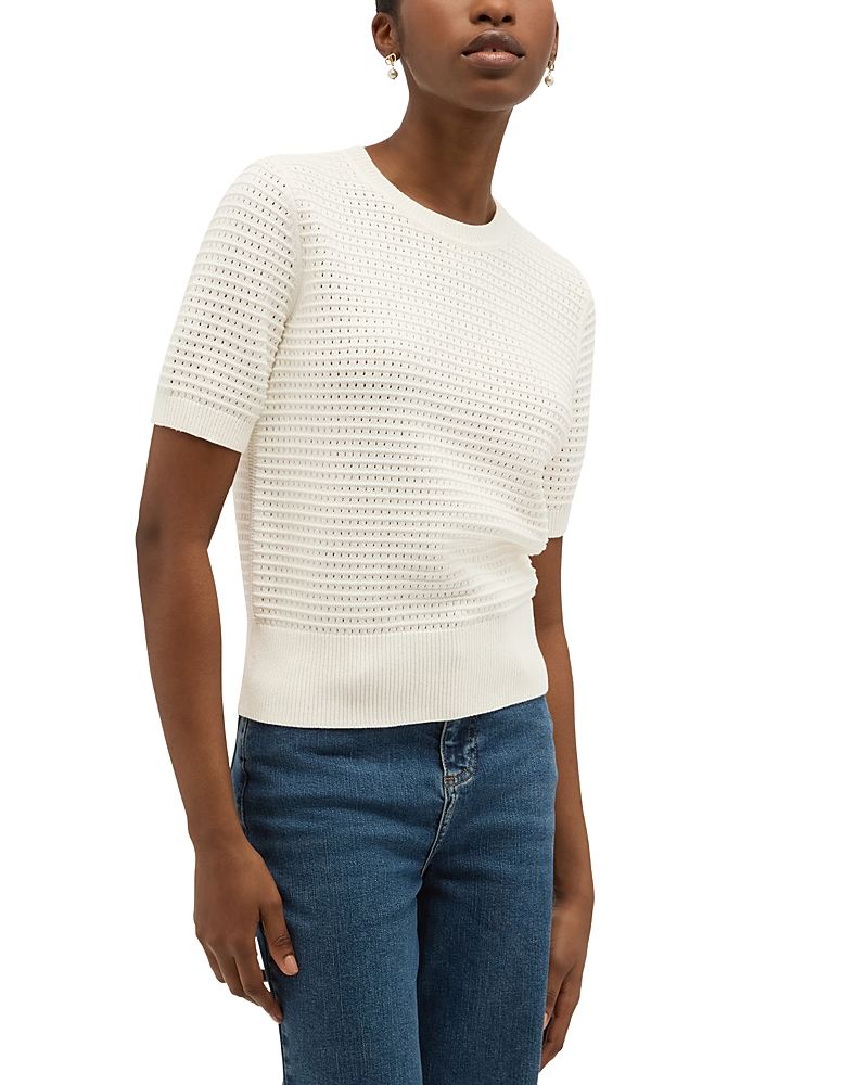 Hobbs London Leah Pointelle Crewneck Sweater
