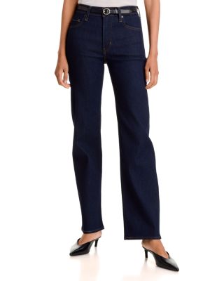 723 High Rise Straight Jeans in True Blue Rinse