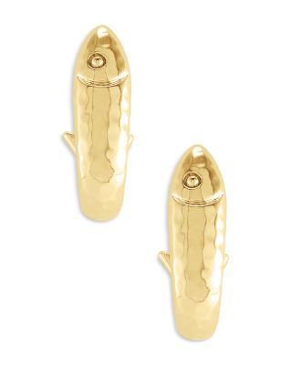 Milos Fish Hoop Earrings