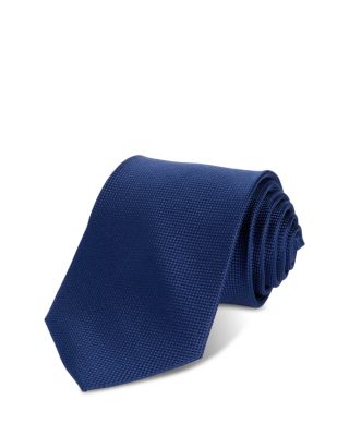 Textured Print Silk Neck Tie - Exclusive