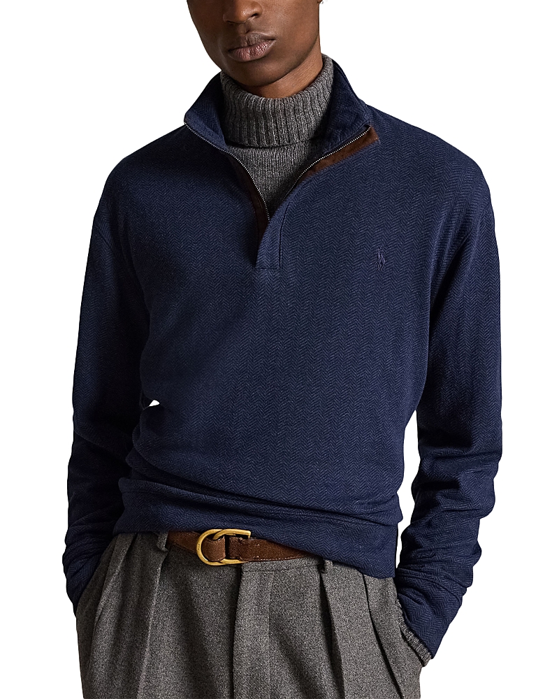 Polo Ralph Lauren Luxury Jersey Quarter Zip Pullover
