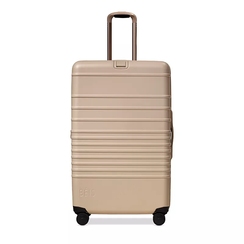 BEIS The Large Check In Roller in Beige