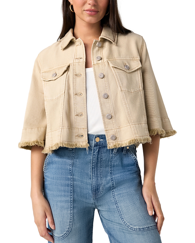 Liverpool Los Angeles Frayed Flounce Jacket